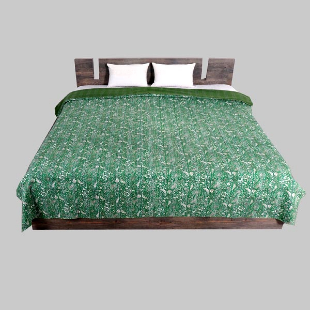 Cotton Handmade Kantha Bed Cover