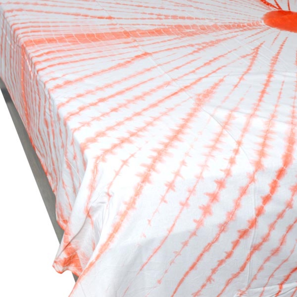 TIE DIE PRINT HANDMADE COTTON BEDSHEET