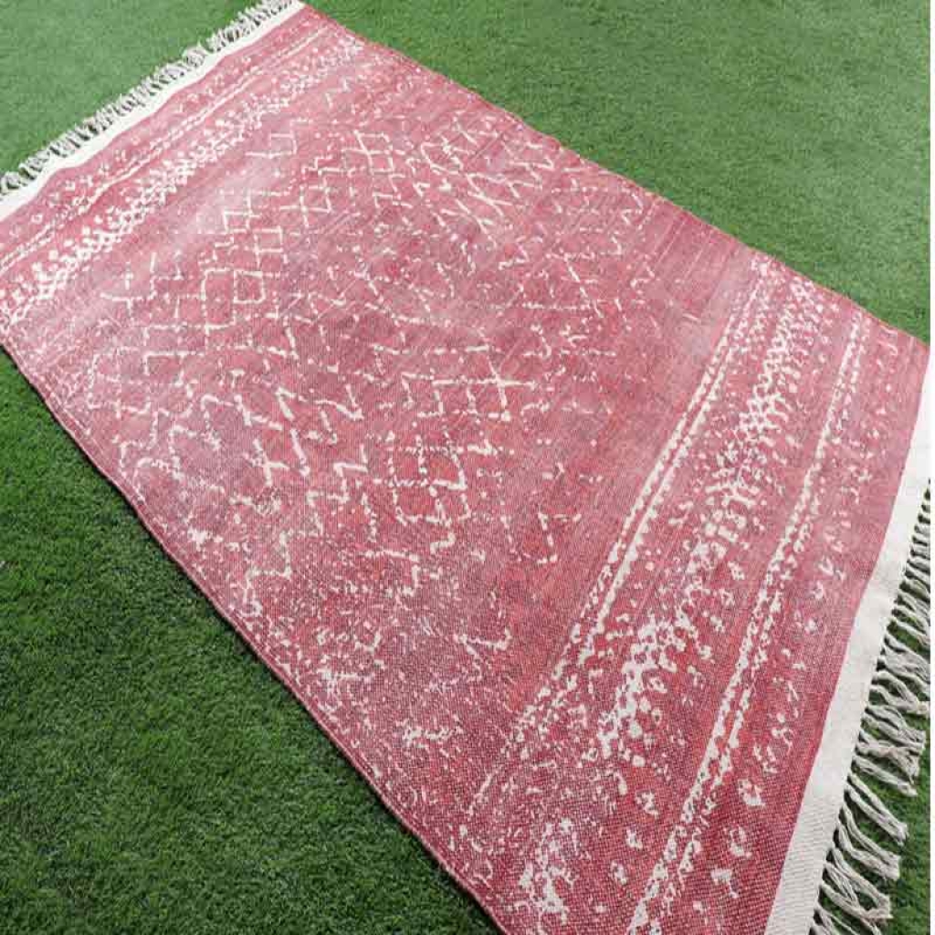 COTTON SCREEN ALL OVER PRINT RUGS