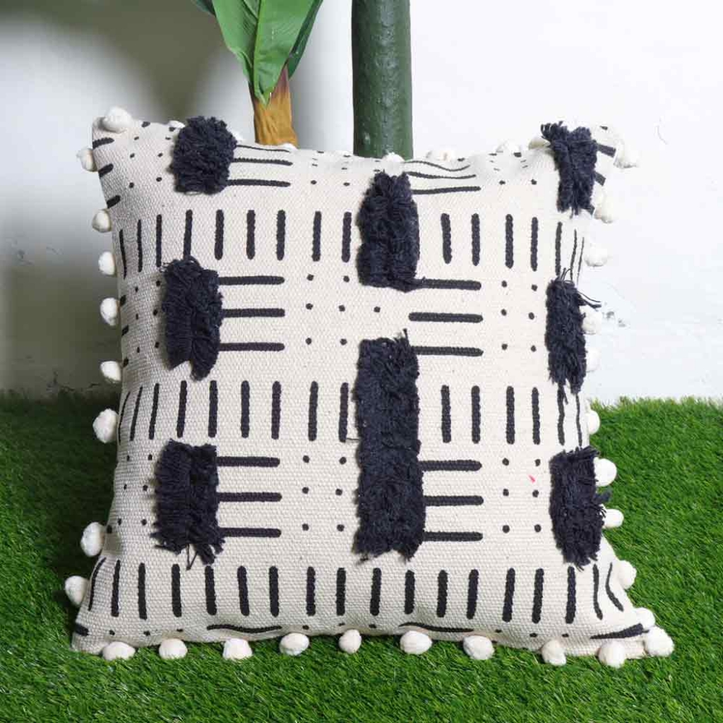 PRINTED DESIGNER EMBROIDERY CUSHION COVER FOR DECOR HOME