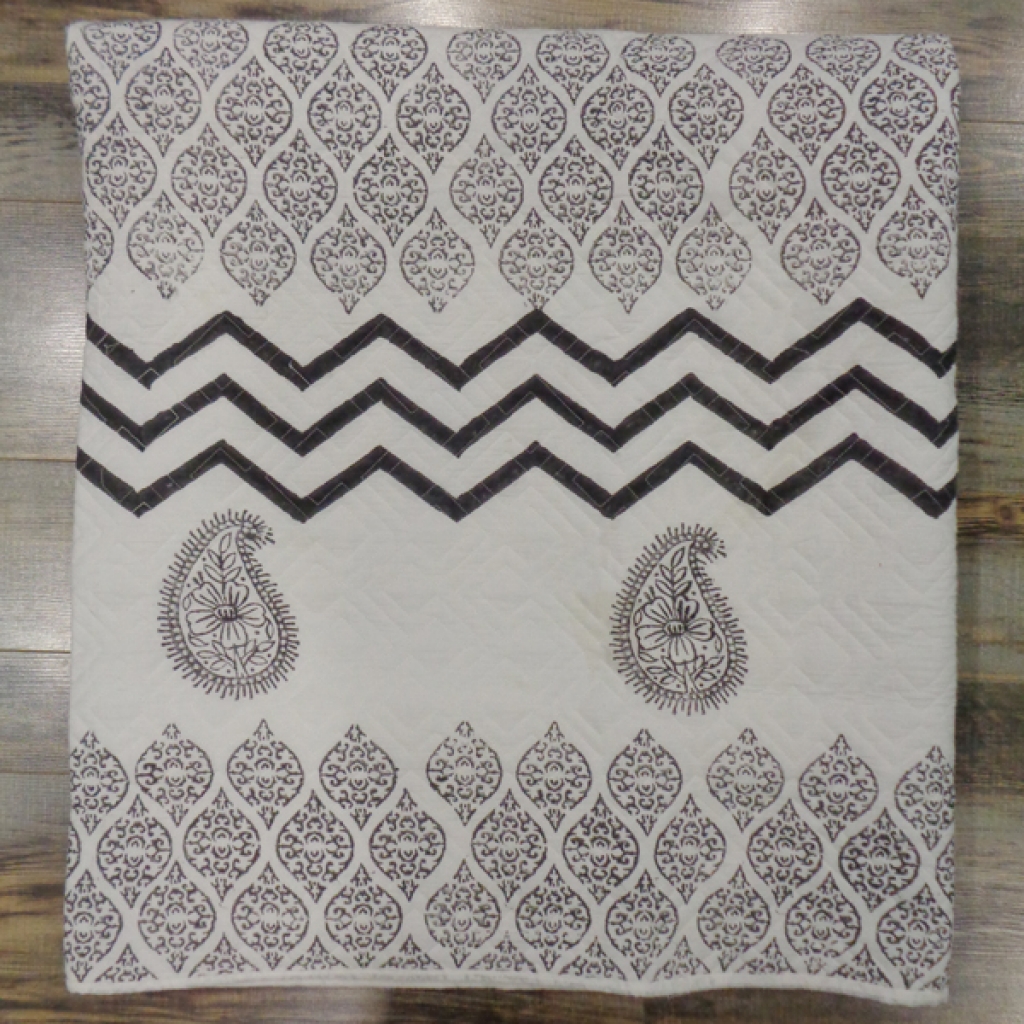 COTTON HAND BLOCK PRINTED QUILTS