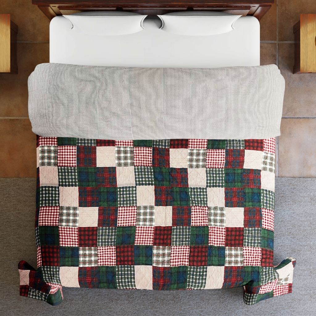 COTTON PATCH WORK BED QUILTS FOR DECOR HOME