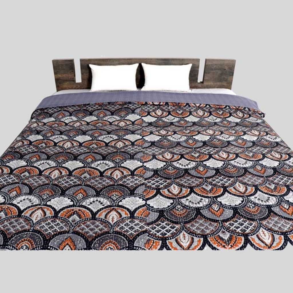 Cotton Handmade Kantha Bed Cover