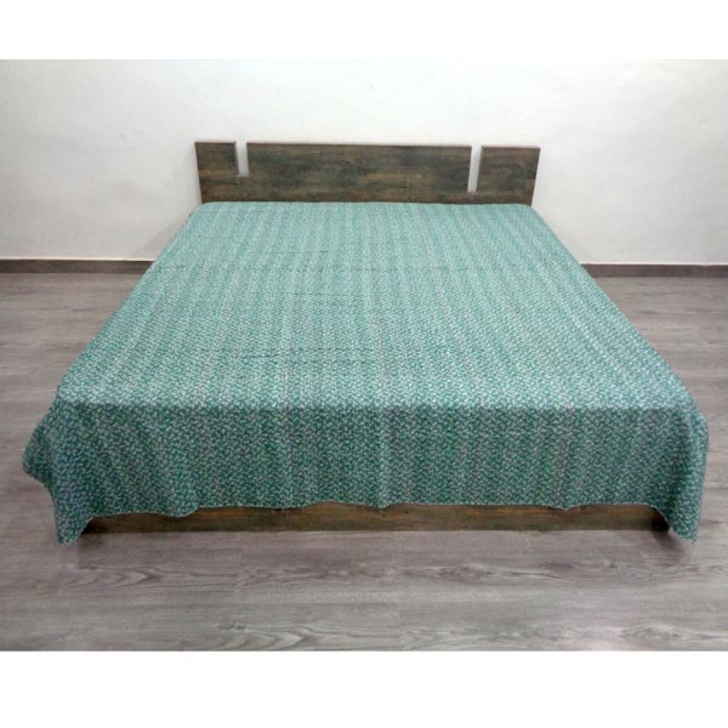 Handmade Cotton Kantha Bed Cover