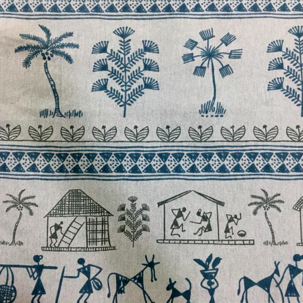 HANDMDE NIRWANA PRINTED COTTON BEDSHEET