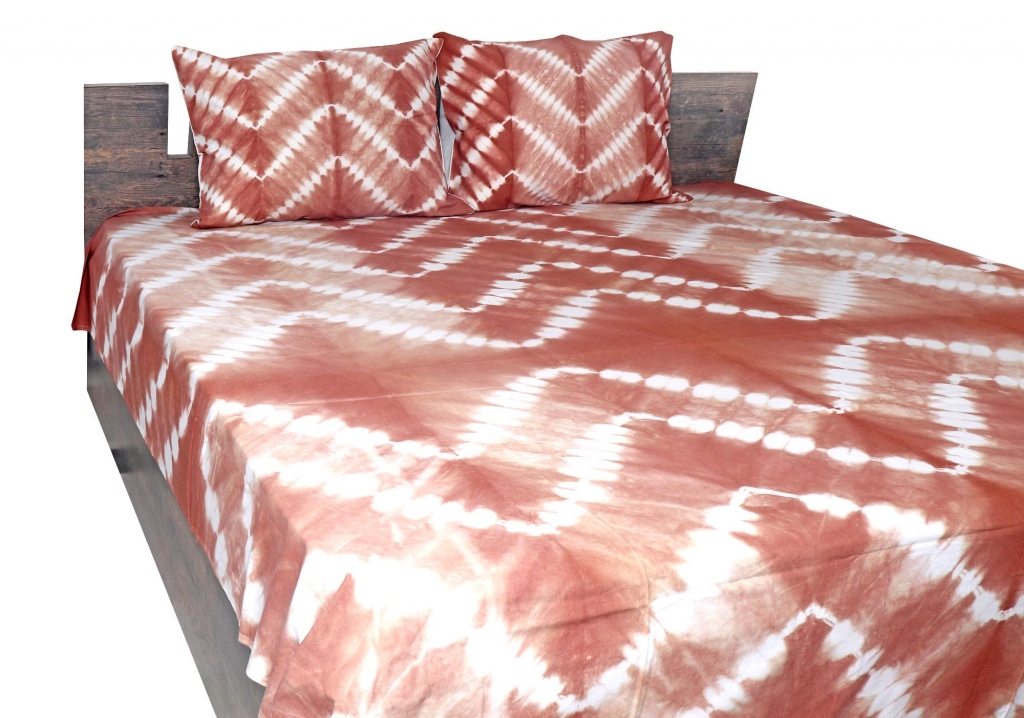 TIE DIE PRINT HANDMADE COTTON BEDSHEET