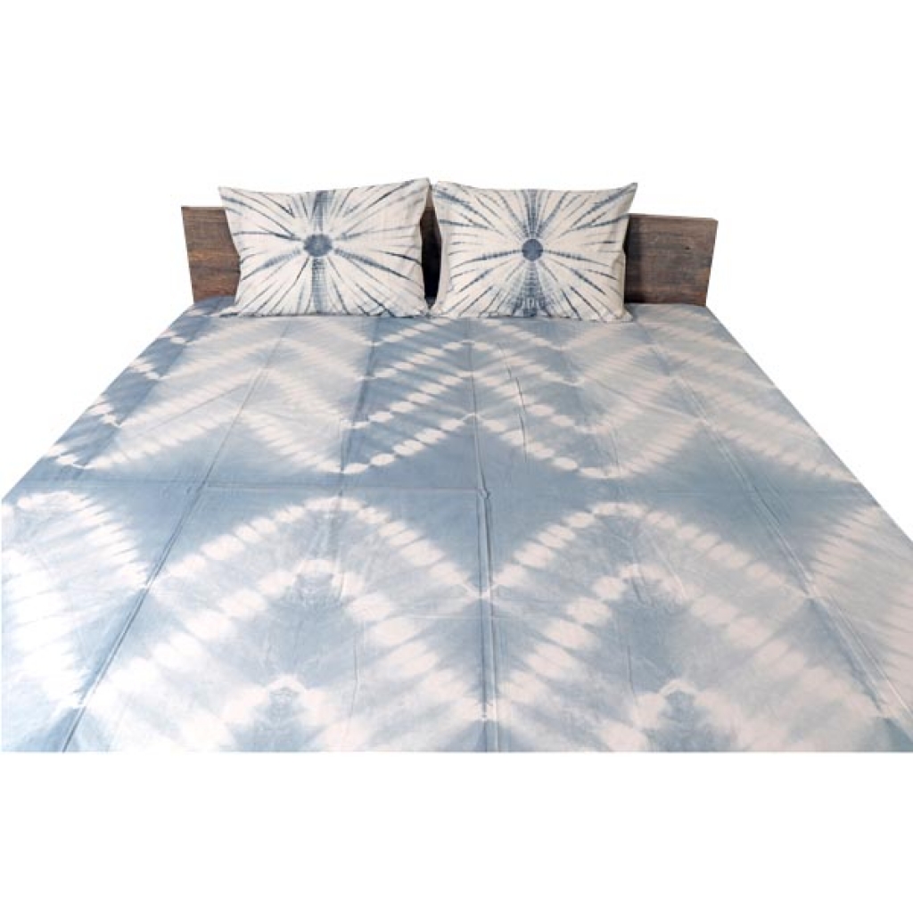 TIE DIE PRINT HANDMADE COTTON BEDSHEET