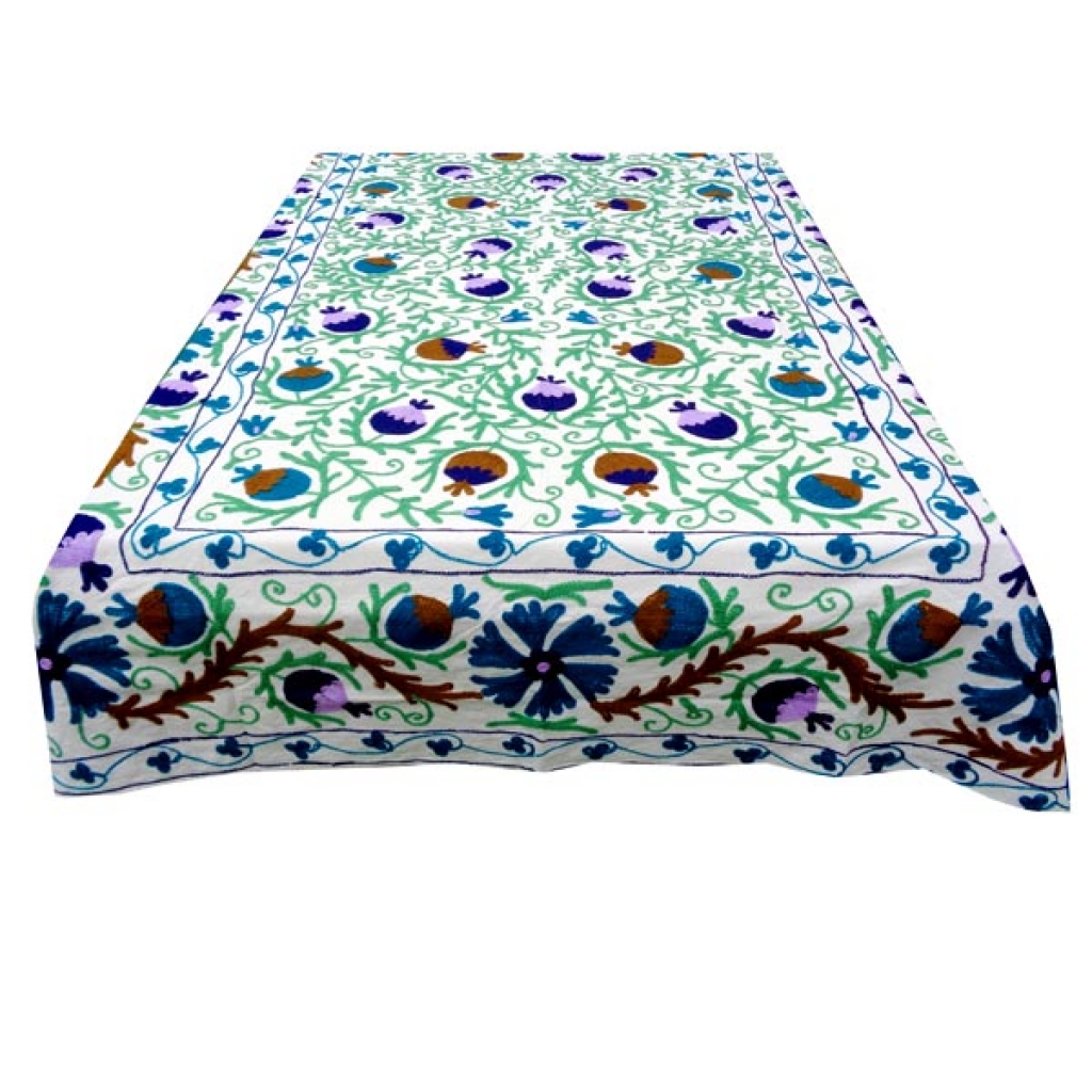 HANDMADE EMBROIDARY WORK COTTON SUZANI BEDCOVER