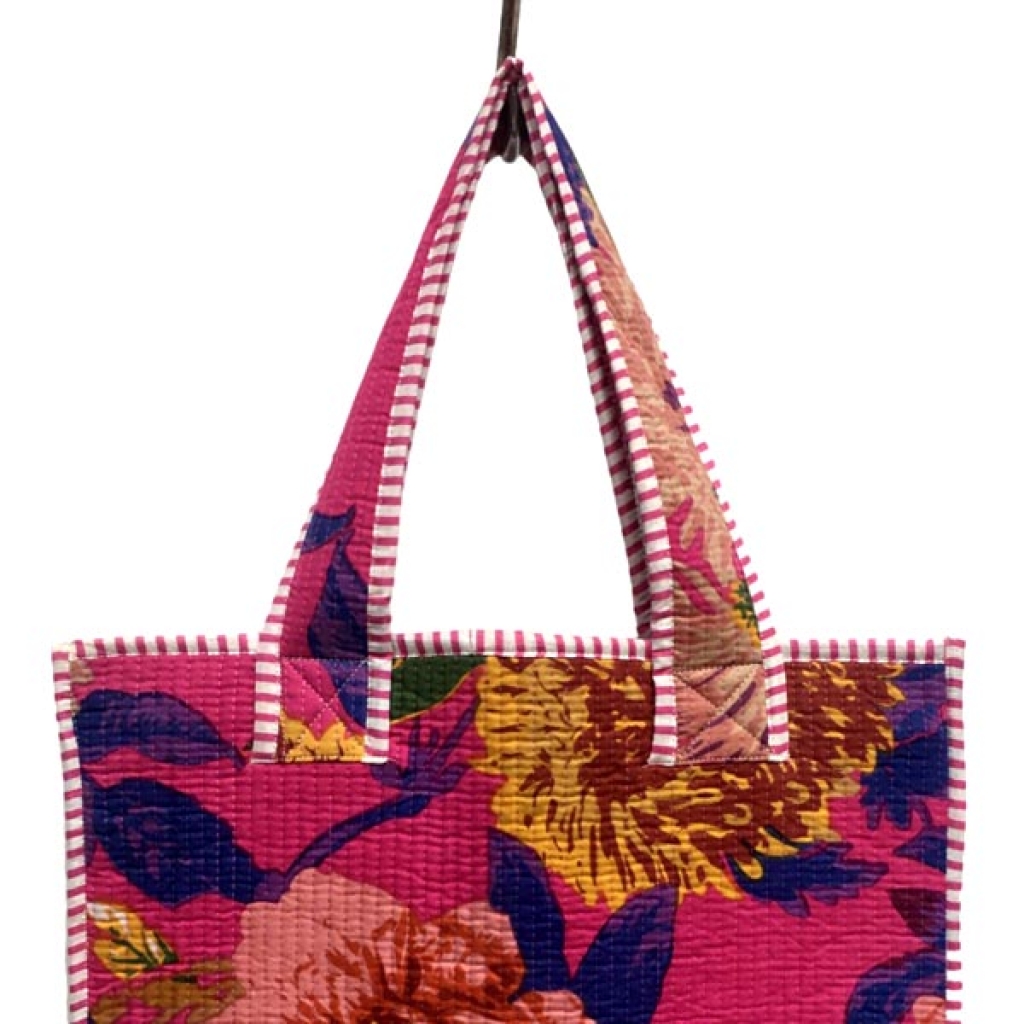 COTTON MACHINE QUILTED BAG