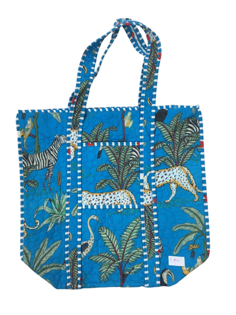 COTTON QUILTED TOTE BAGS