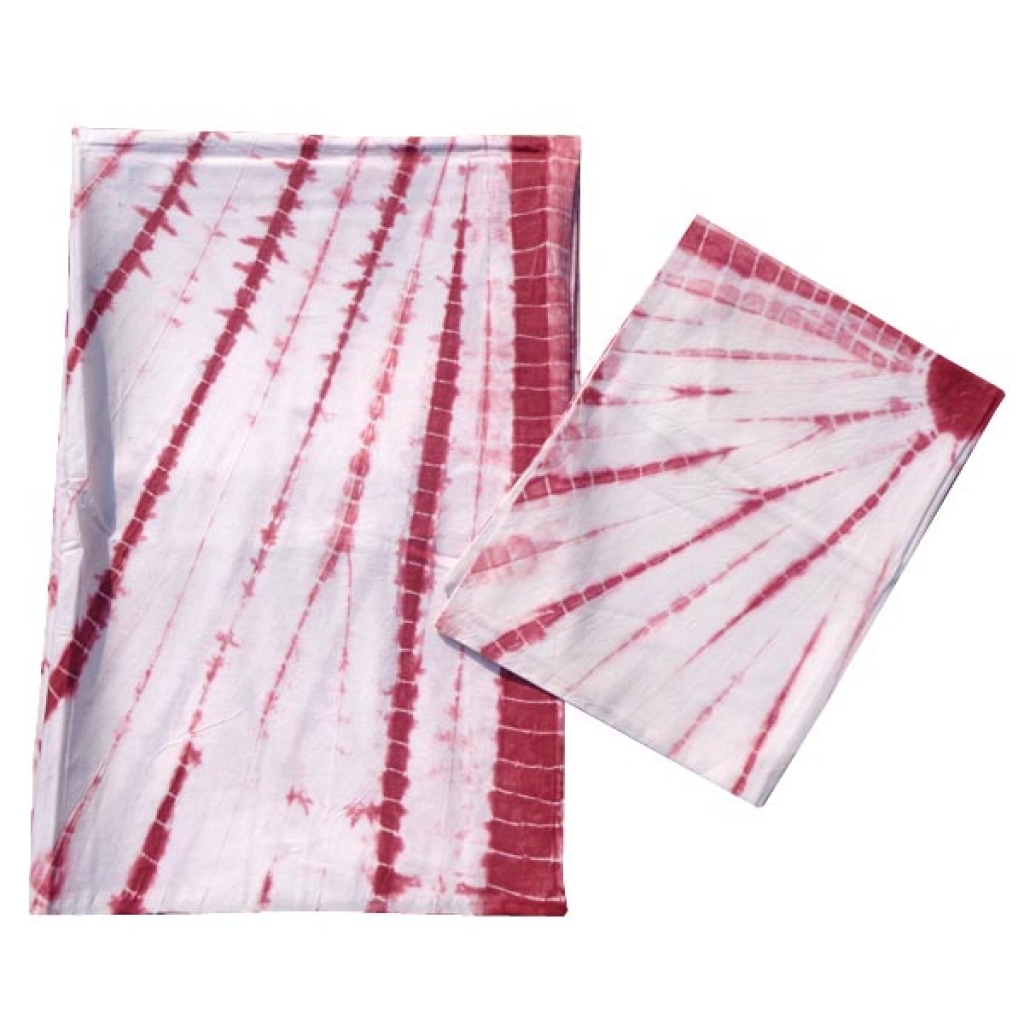 Handmade Cotton Tie Die Printed Bedsheet
